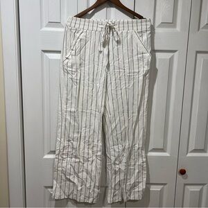 Sienna Sky White and Black Striped Pants